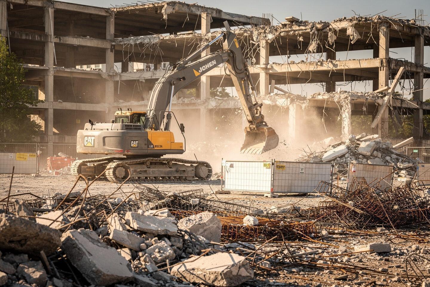 Abbrucharbeiten, Neubau und Sanierung von Bauvorhaben – Alpha General Construction GmbH als Baufirma und Generalunternehmer