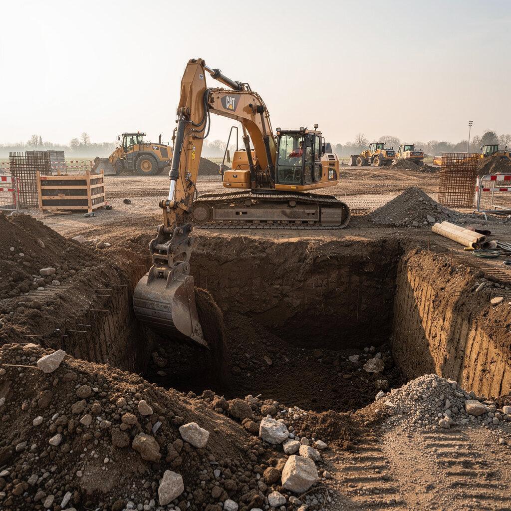 Für ein stabiles Fundament bieten wir GaLaBau und Erdbau – Alpha General Construction GmbH